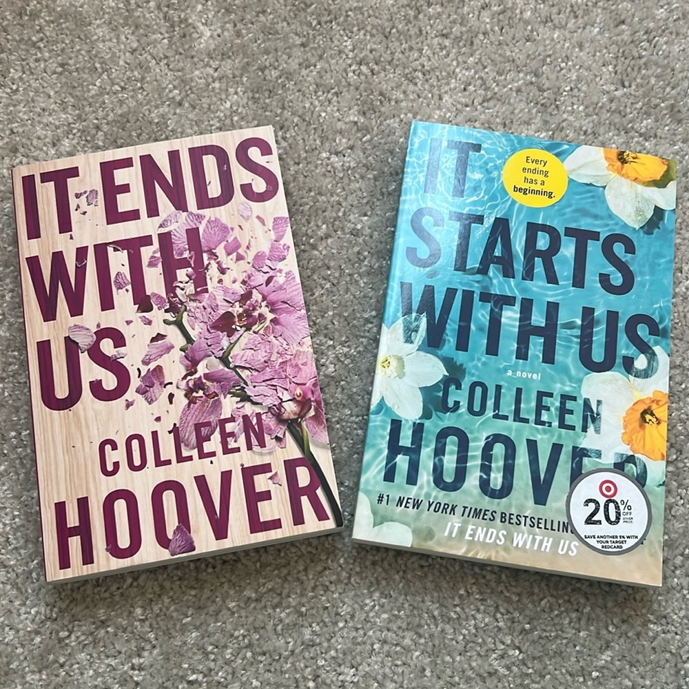 It Ends With Us & It Starts With Us book bundle